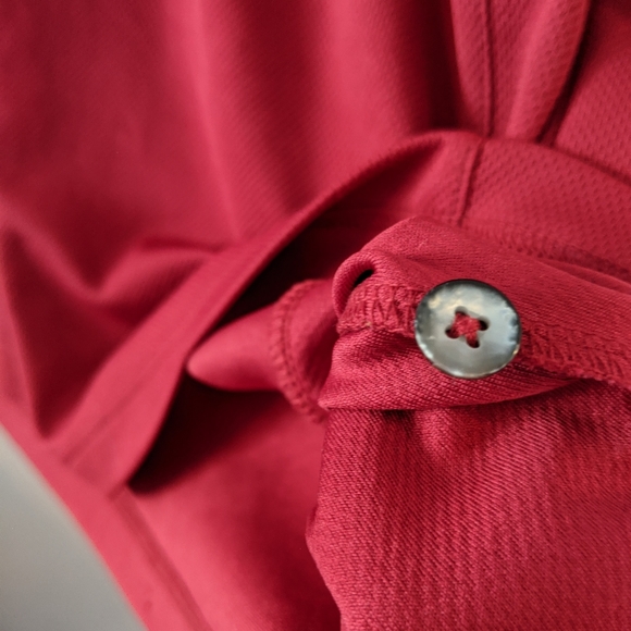 🏈 NCAA Red Collared Alabama Polo Shirt Large - Picture 4 of 7